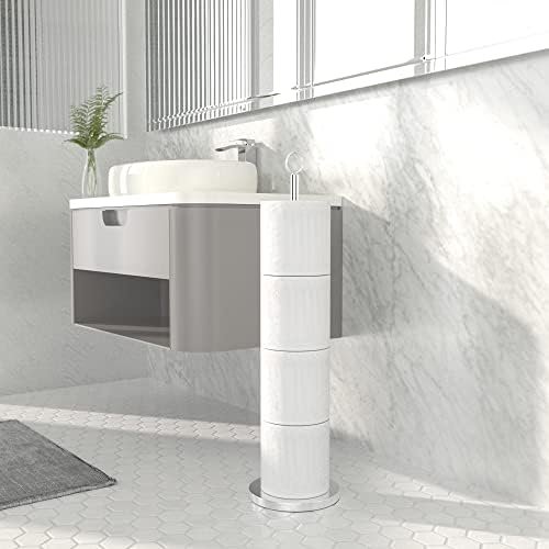 Stylish Space-Saving Toilet Paper Holder