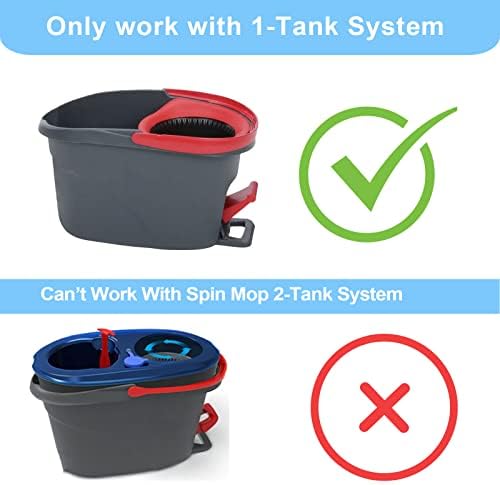 3 Replaceable Mop Heads for Cedar Spin Mop 1-Tank System