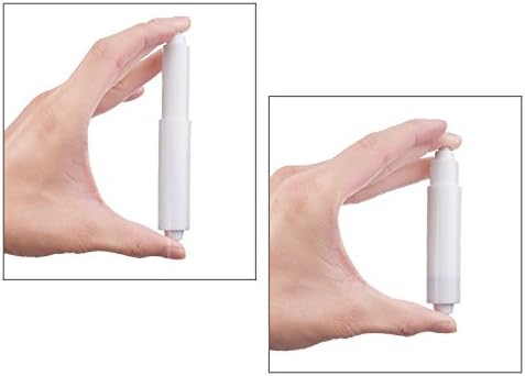 2-Pack White Toilet Paper Holder Holder Rollers Replacement