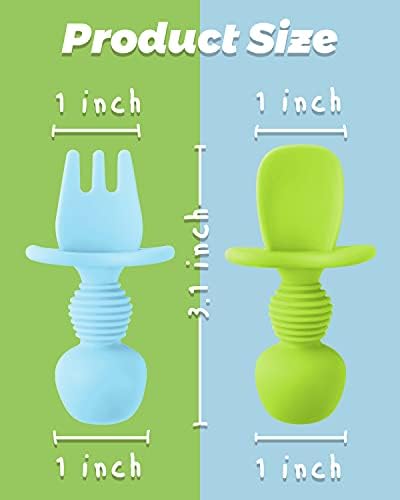 6pc Silicone Baby Spoons for Toddler