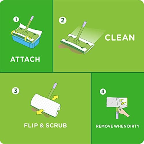 Swiffer Sweeper Wet Mopping Pad Refill Fresh Scent 12 Count