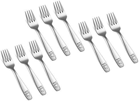 Pimoys 9-Piece Toddler Forks Set