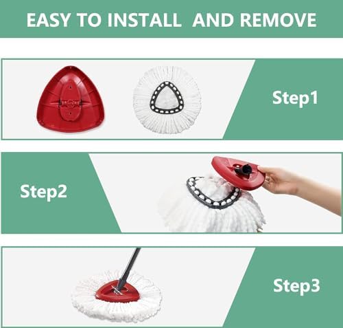 Isquene 5-Pack Mop Replacement Heads