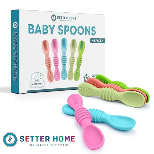 Soft Silicone Baby Spoons