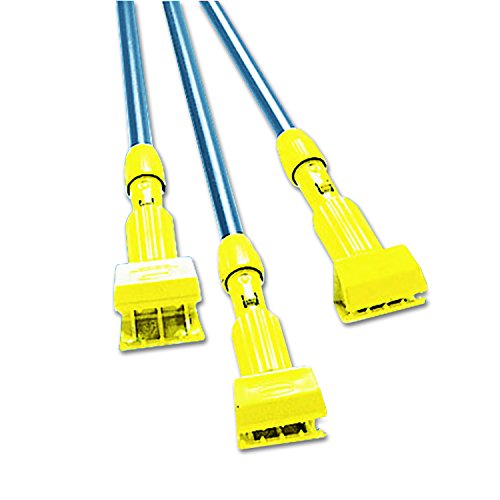 Rubbermaid Commercial Fiberglass Gripper Mop Handle Gray Yellow
