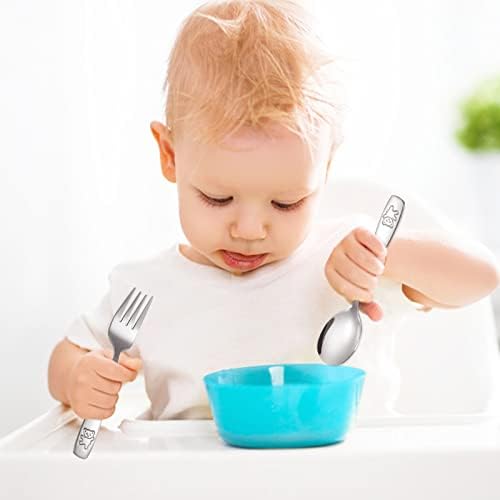 Pimoys 6 Piece Toddler Silverware Set
