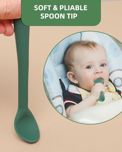 KingKam Silicone Baby Spoons