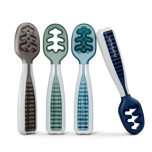 NumNum Baby Spoons Set Easy Self-Feeding for 6 Months