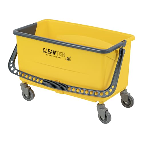 Ergonomic Handle 44 Quart Quick Drain Bucket with Wheels Multi-Functional Mopping Bucket