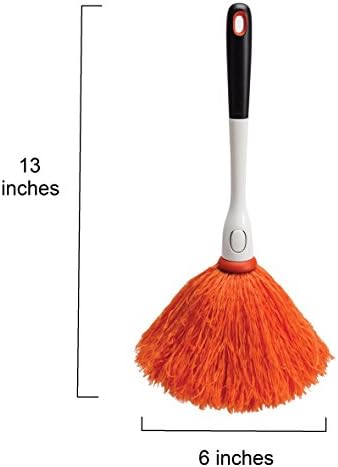 OXO Good Grips wall-mounted Mop and Broom Organizer Microfiber Duster