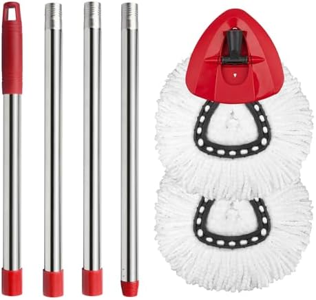 HiBaBy 2 Spin Mop Head Replacement 1 Base