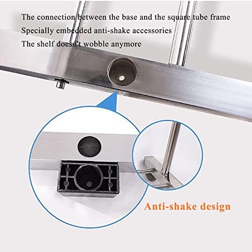 Sturdy Mop Broom Holder Stainless Steel Organizing Rack