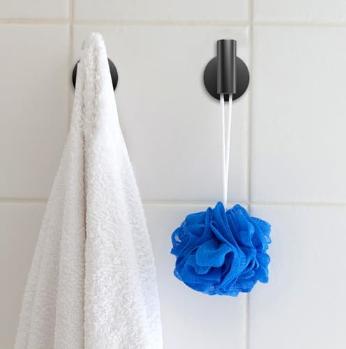 Sturdy 4-Piece Stainless Steel Robe Towel Hooks