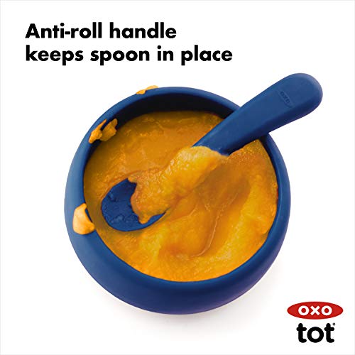 OXO Tot Silicone Spoon Set - Safe for New Baby