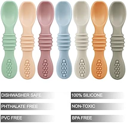 PandaEar 7-Piece Baby Feeding Spoon Set