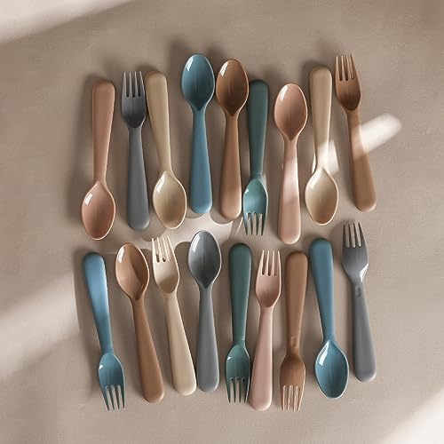 POIKSHARK Toddler Flatware Set