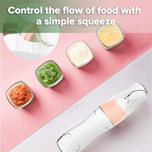 Haakaa 4oz Silicone Baby Food Feeder BPA-Free