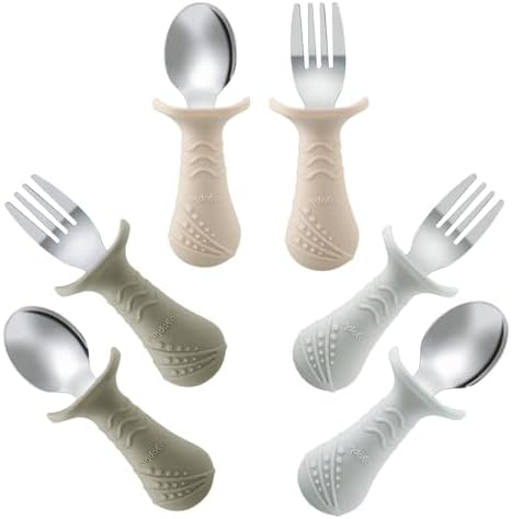 Stainless Steel Fork Spoon Set for Babies