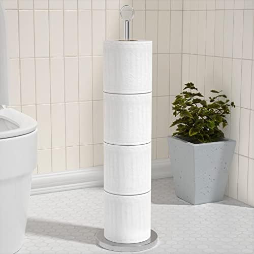 Stylish Space-Saving Toilet Paper Holder
