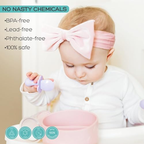 Grabease Toddler Utensils Set of 1 for Self-Feeding