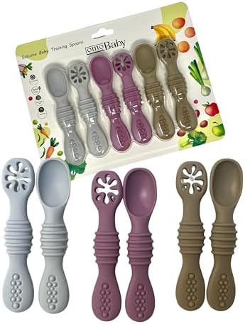 OMOBABY 6-Pack Baby Spoons