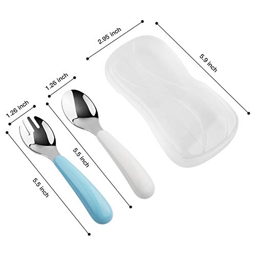 Premium Toddler Utensils Set for Easy Self-Feed