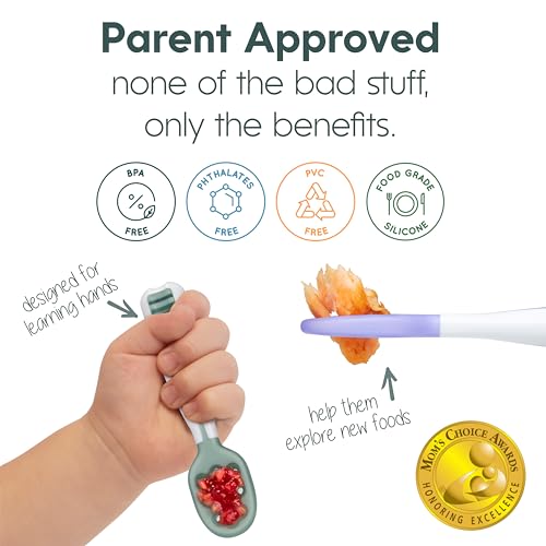NumNum Baby Spoons Set Perfect for Baby Led Weaning