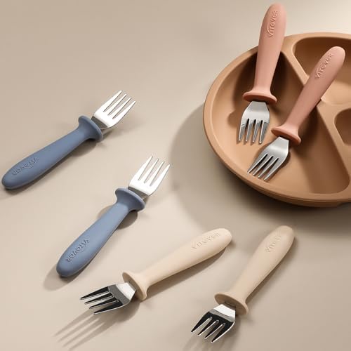 VITEVER 6-Piece Toddler Forks Set BPA Free