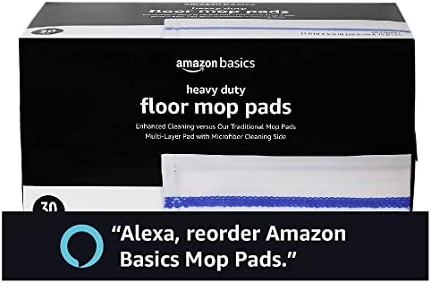 Amazon Basics Heavy Duty Dry Mop Pads