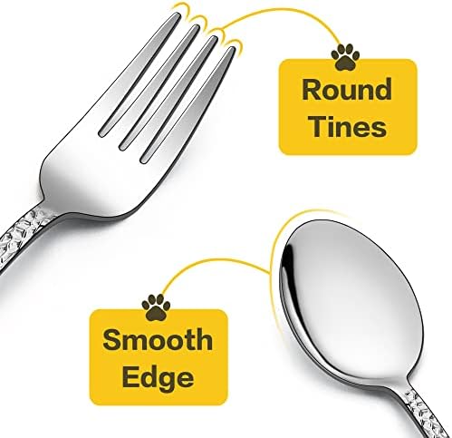 LIANYU Kids Silverware Set Fun for Toddlers
