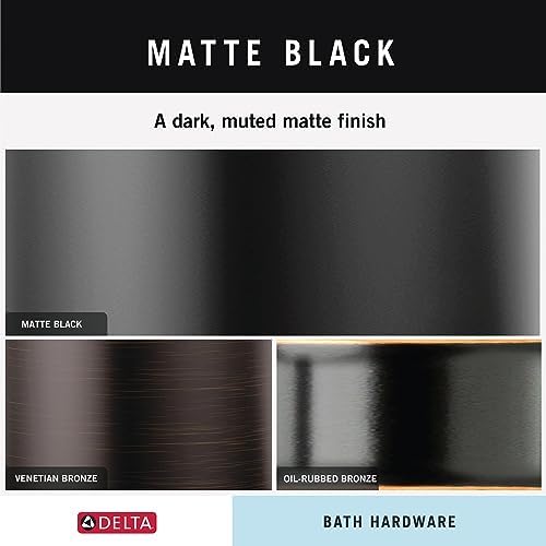 Delta Nicoli Hand Towel Holder Black Matte