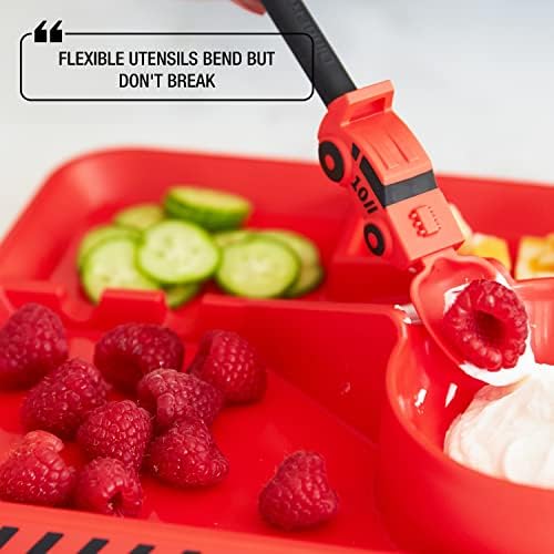 Dining Active Kids Red Race Car Utensil Set