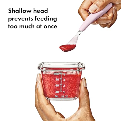 OXO Tot On-The-Go Feeding Spoon - Blossom