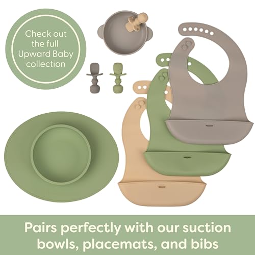Ergonomic Silicone Spoons with Anti-ChokeBarrier for 6 Months 3-Piece Set