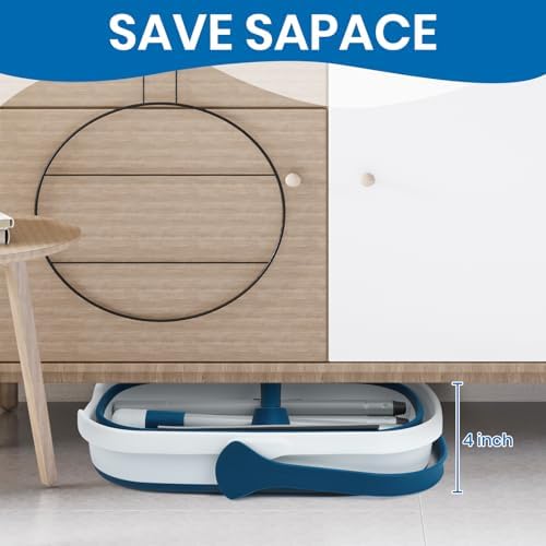 TrueYee Collapsible Mop Set for Easy Cleaning
