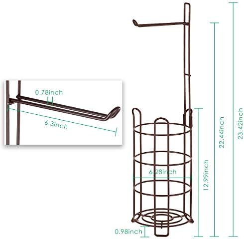 TomCare Large Capacity Space-Saving Toilet Paper Holder
