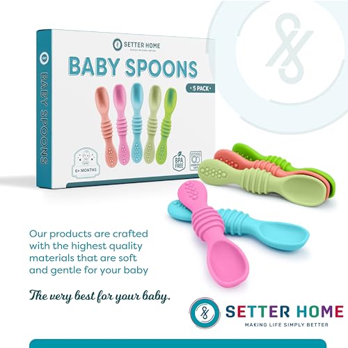 Soft Silicone Baby Spoons