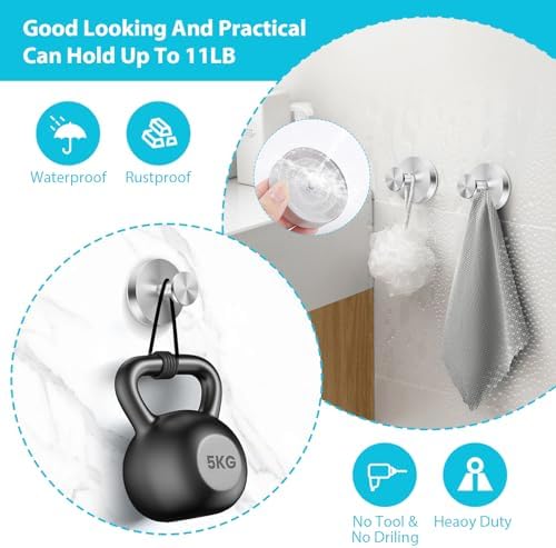 Suction Cup Hooks for Showers Doors and Windows