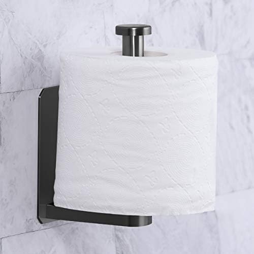 Stainless Steel Toilet Paper Holder - Easy Stick No Drilling