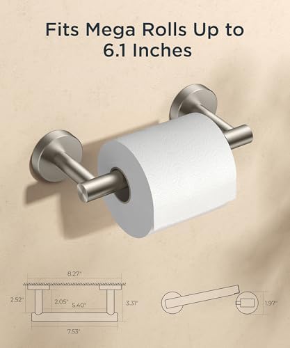 FORIOUS Stainless Steel Toilet Paper Holder