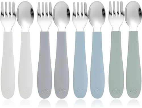 Coix Foam Toddler Utensils Set
