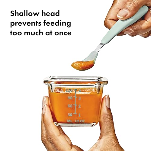 OXO Tot On the Go Feeding Spoon Baby Silicone Travel