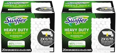 Swiffer Effortlessly Clean 40-Count Safe Dry Dust Mop