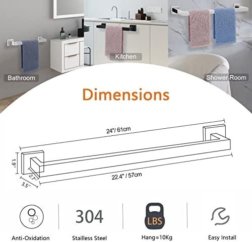 NearMoon Premium Bath Towel Bar for Home Use