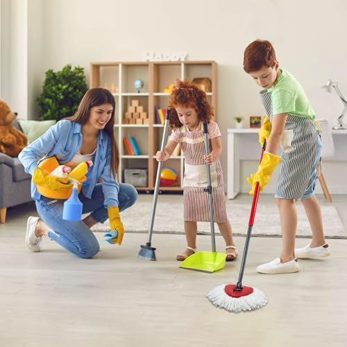 EPSUNORISE Precision Replacement Mop Heads for Triangle Spin Mops
