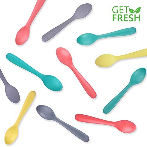 Reusable Bamboo Spoons Set for Kids Adults