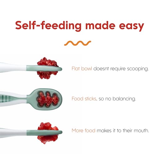 NumNum Baby Spoons Set Perfect for Baby Led Weaning