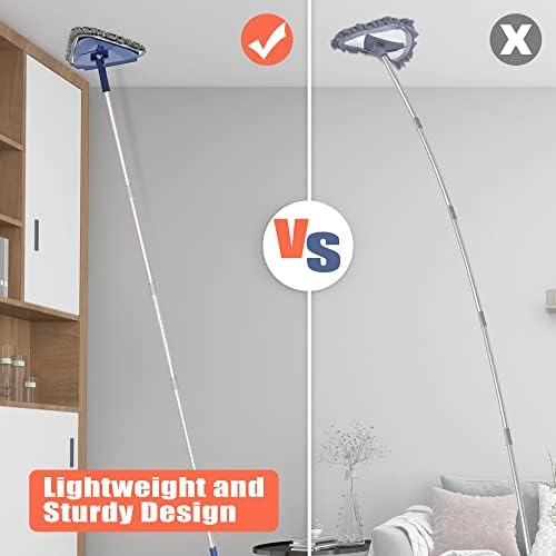 JEHONN Wall Cleaner Mop with 82 inches Extendable Handle