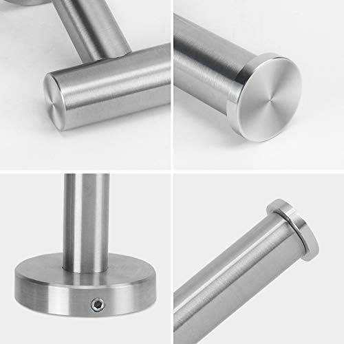 NearMoon Premium Stainless Steel ToileHolder 1 Pack Brushed Nickel 6-inch Length