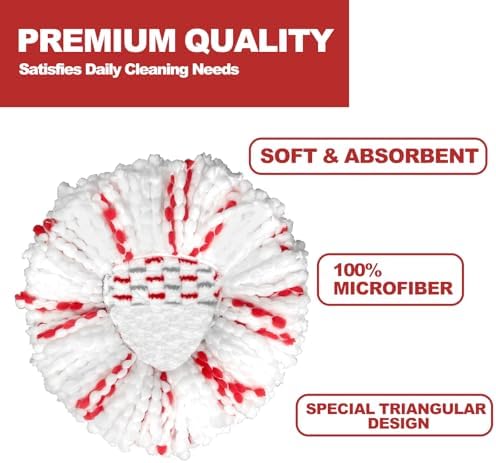Enhanced Mop Heads - More Cleaning Power 3-Pack